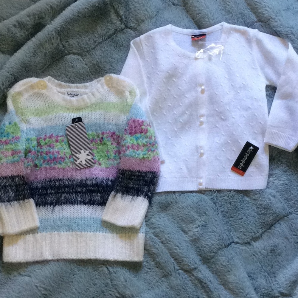 Toddler girls NWT sweaters